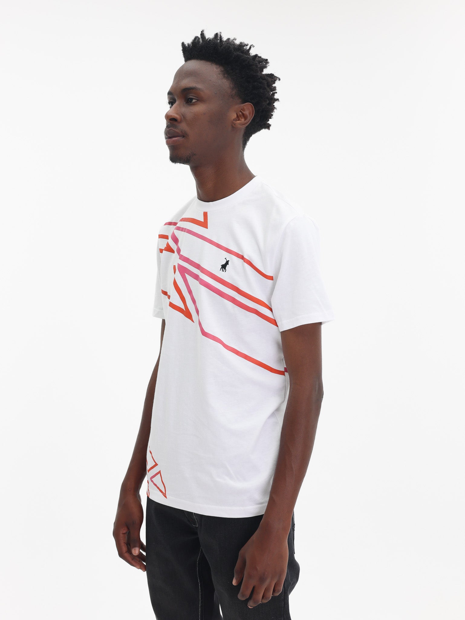 Polo T-Shirt Logo White